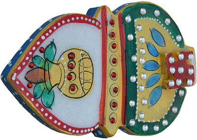 

Chitra Handicraft Marble Tilk Chopra Decorative Showpiece - 2 cm(Stoneware, Multicolor)