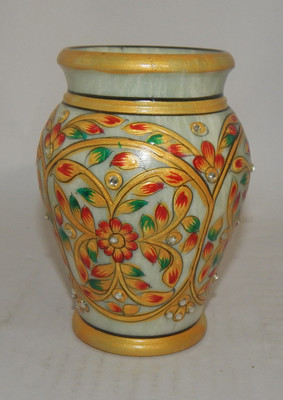 

Mahaveer Creation Decorative Showpiece - 13 cm(Stoneware, Multicolor)