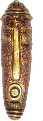 

Hand Artz Terracotta Wall Hanging Hawaian Mask Decorative Showpiece - 30 cm(Terracotta, Copper)