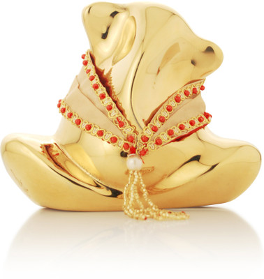 

Magppie The Little Lord Decorative Showpiece - 9.7 cm(Stainless Steel, Gold)