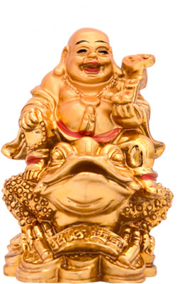 

Oyedeal Fengshui Laughing Buddha Decorative Showpiece - 7 cm(Polyresin, Multicolor)