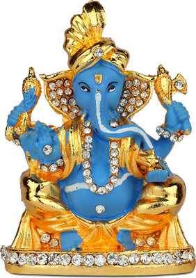 28 Off On Giftsrus India Giftsrus Feta Ganesha Light Blue Gold Showpiece 7 Cm Alloy Gold Finish Light Blue Gold On Flipkart Paisawapas Com This murti is one of the most famous ganpati idol in india. paisawapas