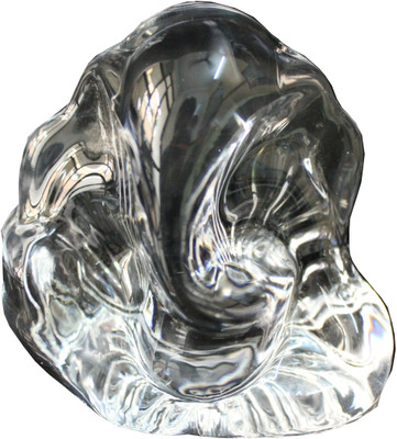 

Bgroovy Crystal Ganesh Decorative Showpiece - 9 cm(Crystal, Clear)