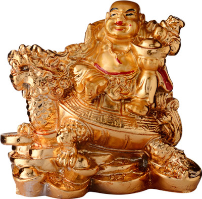 

Vatic Decorative Showpiece - 8 cm(Ceramic, Gold)