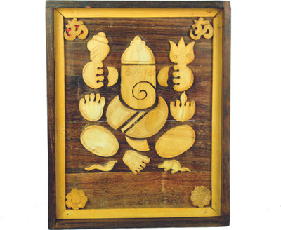 5% OFF on SC Handicrafts Lord Ganesha Decorative Showpiece - 20 cm(Wood, Beige) 5% OFF on SC Handicrafts Lord Ganesha Decorative Showpiece - 20 cm(Wood, Beige)