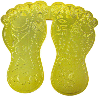 

Vastu arcade Decorative Showpiece - 3.5 cm(Cast Iron, Yellow)