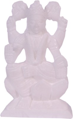 Avinash Handicrafts White alabaster Laxmi Decorative Showpiece  -  16 cm(Stone, White)