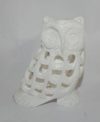 

Mahaveer Creation Decorative Showpiece - 8 cm(Stoneware, White)