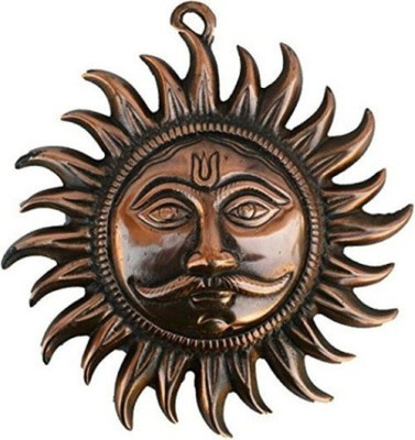 

Ruchi World Decorative Wall Hanging of Sun Decorative Showpiece - 20 cm(Aluminium, Multicolor)