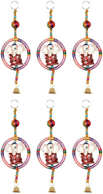 

Little Jaipur Paper Ganesha Door Hanging Set Toran(Fabric)