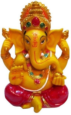 

Religious India Decorative Showpiece - 11.43 cm(Polyresin, Multicolor)