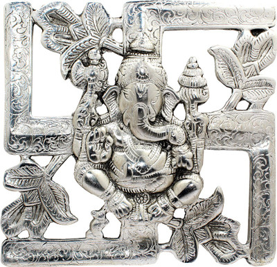 

Bhavikaa Decorative Showpiece - 18 cm(Aluminium, Silver)