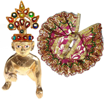 

CraftEra Decorative Showpiece - 5 cm(Cotton, Alloy, Multicolor)