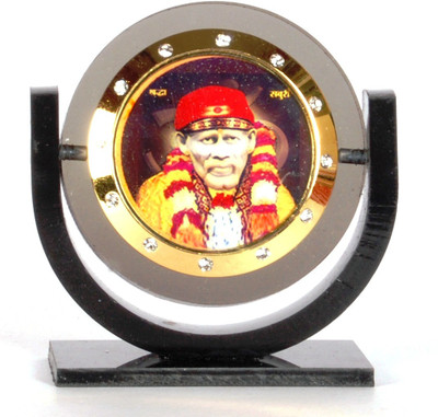 

Sigaram Sigaram Sai Baba Photo For Car Dashboard, Table or Ofice-Desk, Shops and Homes - K320 Decorative Showpiece - 6.5 cm(Acrylic, Multicolor)