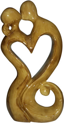 

renaissance loving couple Decorative Showpiece - 23 cm(Polyresin, Beige)