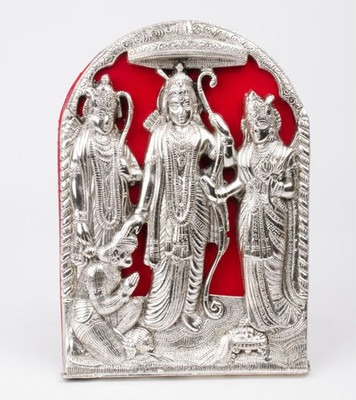 

Friends India Big Raam Darbaar Decorative Showpiece - 3.5 cm(Silver Plated, Silver)