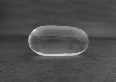 

Sitare Pure 176 ct. Shiva Sphatik Crystal Lingam Decorative Showpiece - 2.3 cm(Crystal, Clear)