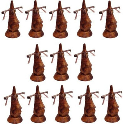 

Onlineshoppee Spectacle Holder Pack of 13 Decorative Showpiece - 16.51 cm(Wooden, Brown)