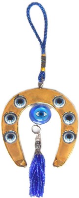 Astrology Paradise Najar Dosh Nivarak Kavach For Home Decorative Showpiece  -  5 cm(Brass, Blue)