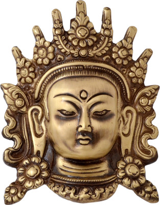 40% OFF on HanDecor Tara Devi Face Wall Hanging Decorative Showpiece - 15 cm(Brass, Brown) 40% OFF on HanDecor Tara Devi Face Wall Hanging Decorative Showpiece - 15 cm(Brass, Brown)
