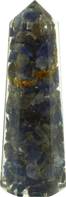 

Reiki Crystal Products Sodalite Orgone Crystal Pencil Decorative Showpiece - 8 cm(Crystal, Blue)