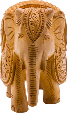 33% OFF on Prachin Elephant E/T D/T 4 Decorative Showpiece - 10 cm(Wood, Brown) 33% OFF on Prachin Elephant E/T D/T 4 Decorative Showpiece - 10 cm(Wood, Brown)