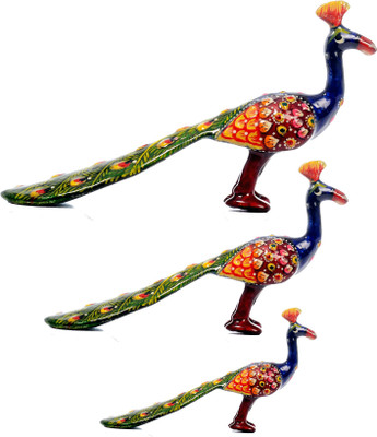 

Surya Decorative Peacock Ml-3 Decorative Showpiece - 12 cm(Polypropylene, Multicolor)