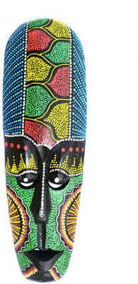 

Art Godaam Colored figure Decorative Showpiece - 50 cm(Wooden, Multicolor)