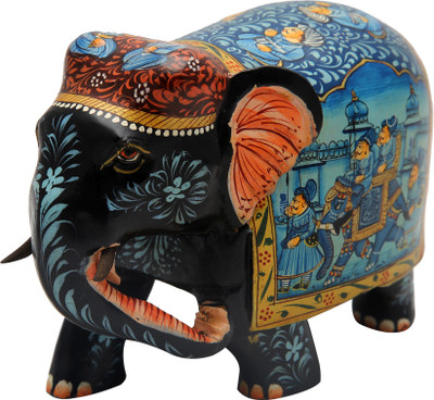 

shivika enterprises Decorative Showpiece - 10 cm(Wooden, Multicolor)