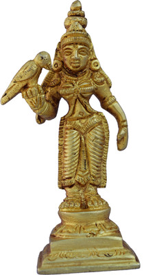 38% OFF on Aakrati Goddess Meenakshi Statue of Brass Decorative Showpiece - 9 cm(Brass, Yellow) 38% OFF on Aakrati Goddess Meenakshi Statue of Brass Decorative Showpiece - 9 cm(Brass, Yellow)
