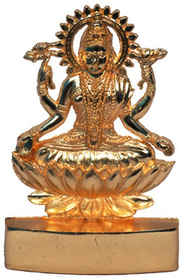 

JRG Murthy Lakshmi Gold Finish Decorative Showpiece - 7 cm(Gold Finish, Gold)