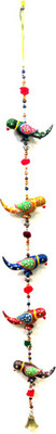 

Nakkashee Rajasthani Parrot Hanging For Decorative Special Decorative Showpiece - 81 cm(Acrylic, Wool, Wooden, Cotton, Multicolor)