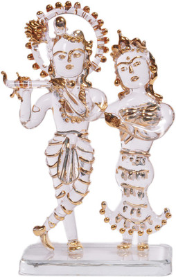 Gojeeva Decorative Showpiece  -  13.5 cm(Glass, Clear)