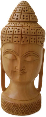 

Sunvi TH-01 Decorative Showpiece - 11 cm(Wooden, Brown)