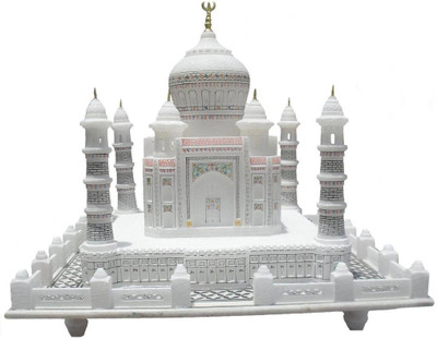 

Kaushal Creation Taj Mahal 7 inches Decorative Showpiece - 17.78 cm(Stoneware, White)