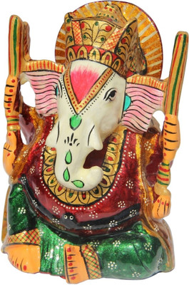 26% OFF on Handicrafts Paradise Ganesh Decorative Showpiece - 12 cm(Aluminium, Multicolor) 26% OFF on Handicrafts Paradise Ganesh Decorative Showpiece - 12 cm(Aluminium, Multicolor)