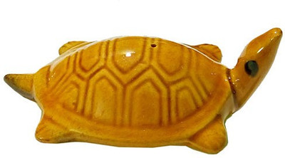 CraftEra Decorative Showpiece - 7 cm(Porcelain, Yellow)