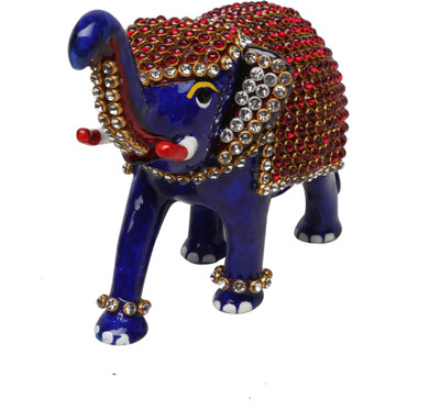 

shivika enterprises Decorative Showpiece - 7 cm(Iron, Blue)