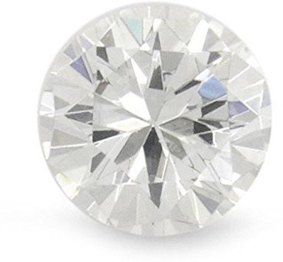 

ShubhBhakti White Cubic Zircon (UPRATNA) 5-6 Ct Certified & Lab. Decorative Showpiece - 0.5 cm(Crystal, White)