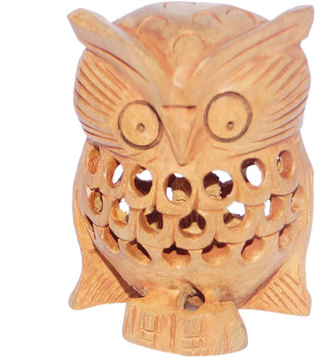 60% OFF on R S Jewels Showpiece Hand Carved Owl Handicraft Decorative Showpiece - 5 cm(Wood, Brown) 60% OFF on R S Jewels Showpiece Hand Carved Owl Handicraft Decorative Showpiece - 5 cm(Wood, Brown)