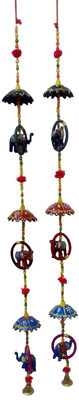 

Excellent Enterprises Door Hanging Decorative Showpiece - 115 cm(Paper Mache, Multicolor)