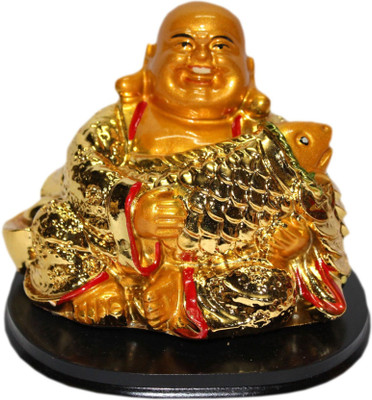 

Creative Gifts Showpiece Decorative Showpiece - 5 cm(Polyresin, Gold)