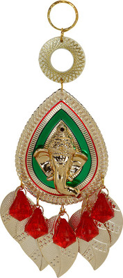 

Agastya Decorative Showpiece - 22 cm(Alloy, Gold, Green)