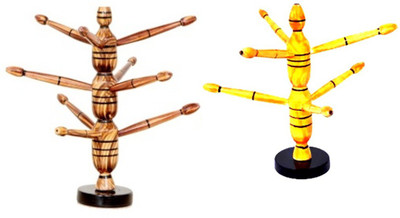 VROY@LS PRIDE Decorative Showpiece - 26 cm(Wood, Multicolor)