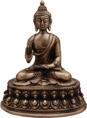 41% OFF on HanDecor Buddha Meditation Decorative Showpiece - 14 cm(Brass, Brown) 41% OFF on HanDecor Buddha Meditation Decorative Showpiece - 14 cm(Brass, Brown)