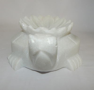 

Mahaveer Creation Decorative Showpiece - 8 cm(Stoneware, White)