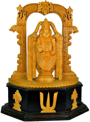 33% OFF on SC Handicrafts Lord Balaji Decorative Showpiece - 29 cm(Wood, Beige, Black) 33% OFF on SC Handicrafts Lord Balaji Decorative Showpiece - 29 cm(Wood, Beige, Black)
