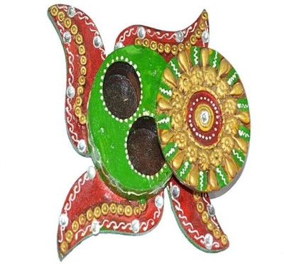 

Chitra Handicraft Decorative Chopra Decorative Showpiece - 1 cm(Paper Mache, Multicolor)