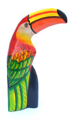 

Art Godaam WOODEN BIRD Decorative Showpiece - 21 cm(Wooden, Multicolor)