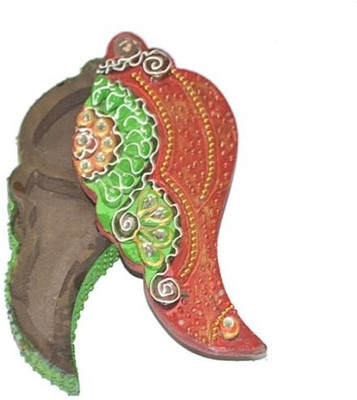

Chitra Handicraft Decorative Chopra Decorative Showpiece - 1 cm(Paper Mache, Multicolor)